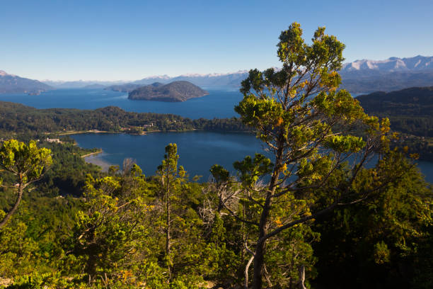 istock Lakes Nahuel Huapi and mountain Campanario 1095272940