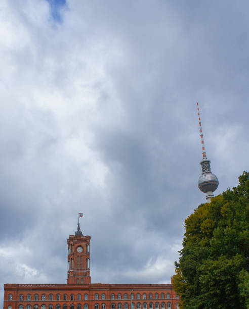 istock Red Rathaus and TV Tower- Berlin 1095296960