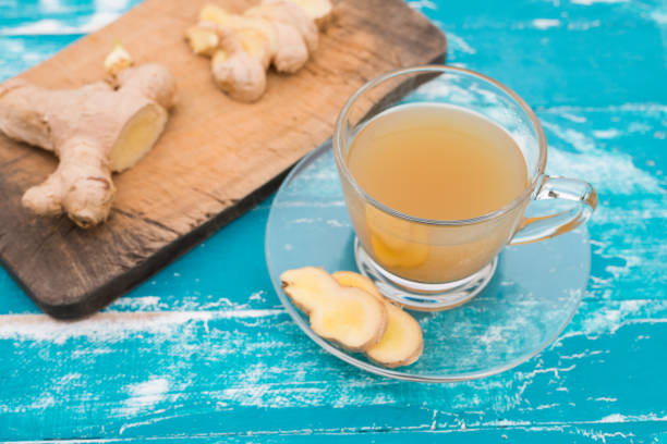 istock Ginger tea from ground ginger and honey 1095304668