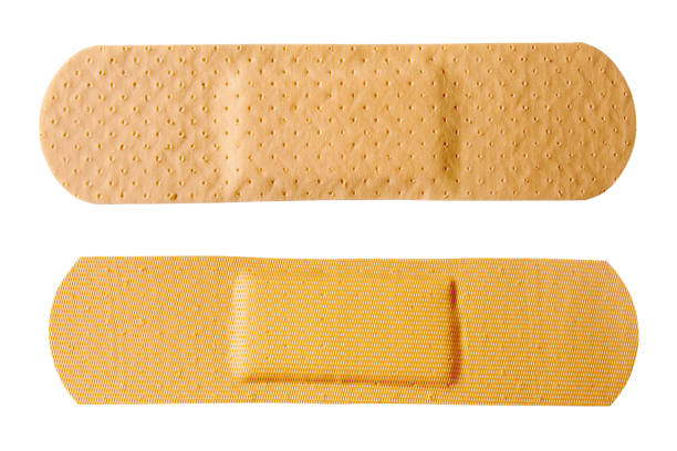 istock Adhesive bandage isolated on white with clipping path 1095305542
