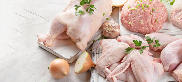 istock Different types of chicken meat 1095315774