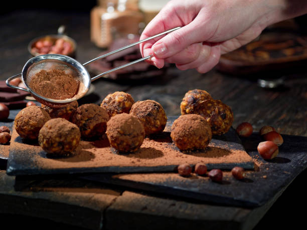 istock Making vegan chocolate truffles 1095321216
