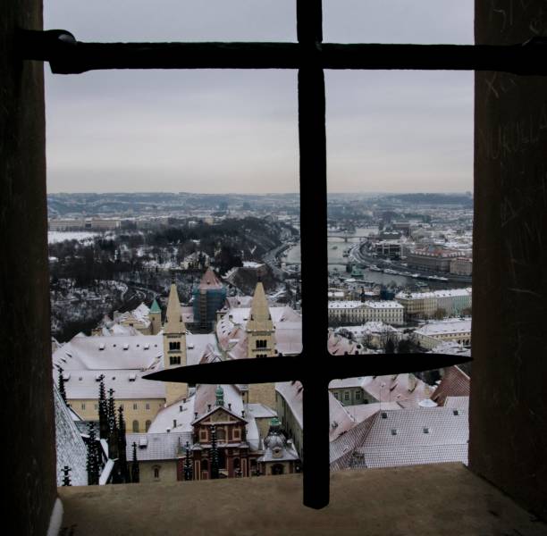 istock Overview from St. Vitus Cathedral, Prague, Czech Rep. 1095325446