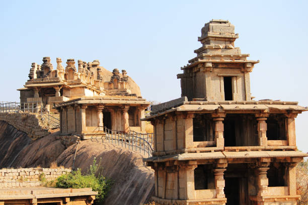 istock Ancient stone temples and monuments in Chitradurga Fort 1095344142