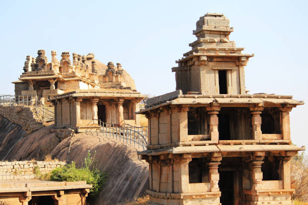 istock Ancient stone temples and monuments in Chitradurga Fort 1095344160