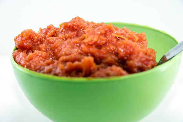 istock Gajar ka halwa is a carrot-based sweet dessert pudding from India 1095358514