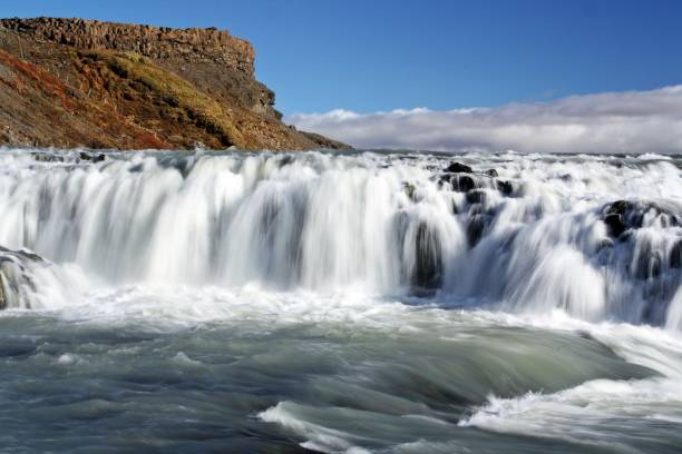 istock The huge waterfall of Gullfoss in Iceland. 1095360340