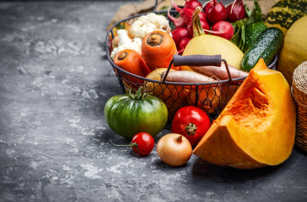 istock Harvest vegetables with herb kitchen garden 1095369546