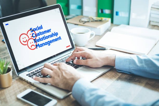 istock Social Customer Relationship Management Concept 1095389810