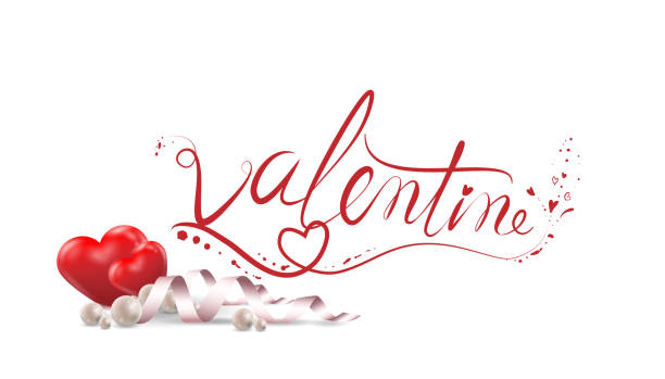 красное сердце творческие обращается руки сделали текстовые сообщения, счастливый день валентина прекрасный мультфильм поздравительная � - cherry valentine stock illustrations