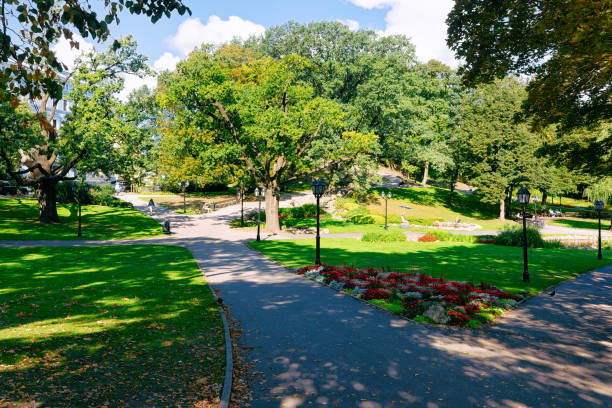 istock Central park in Riga of Latvia 1095400836