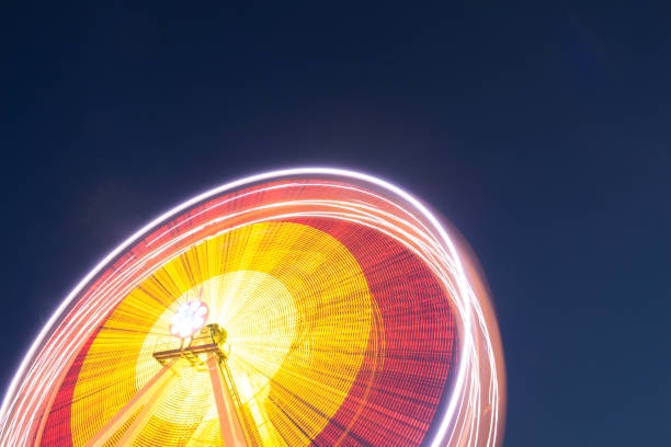 istock Attraction Ferris wheel at night 1095412538
