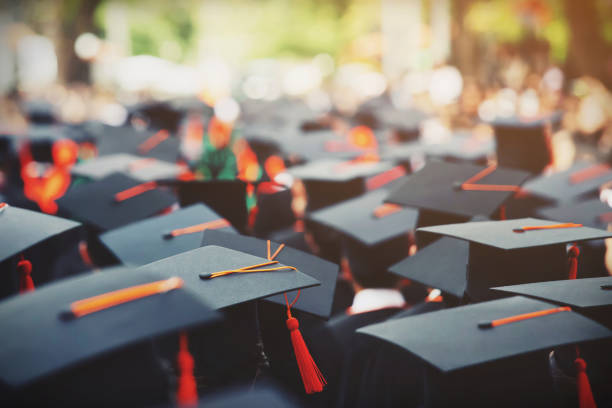 istock Group of Graduates during commencement. Concept education congratulation in University. Graduation Ceremony ,Congratulated the graduates in University during commencement. 1095420332