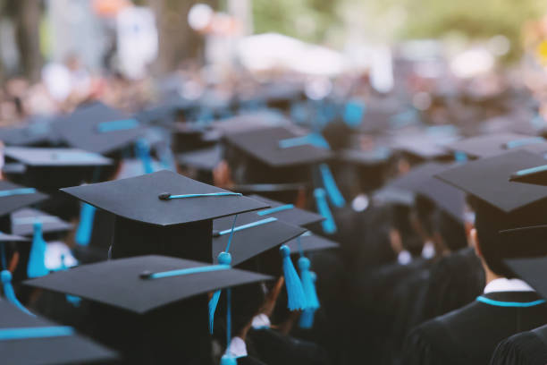 istock Group of Graduates during commencement. Concept education congratulation in University. Graduation Ceremony ,Congratulated the graduates in University during commencement. 1095420364