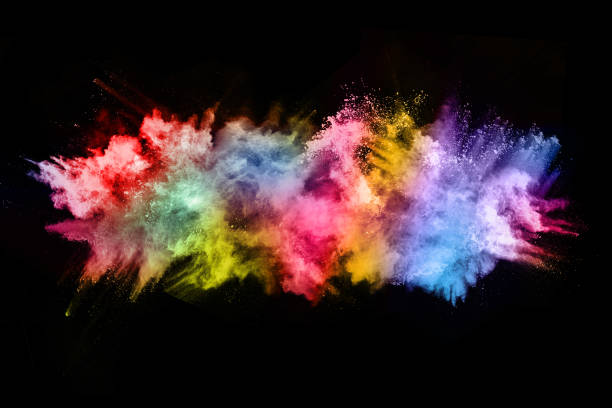istock abstract colored dust explosion on a black background.abstract powder splatted background,Freeze motion of color powder exploding/throwing color powder, multicolored glitter texture. 1095422096