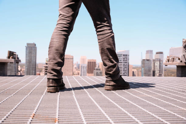 istock Man On Building Terrace Above toronto 1095425644