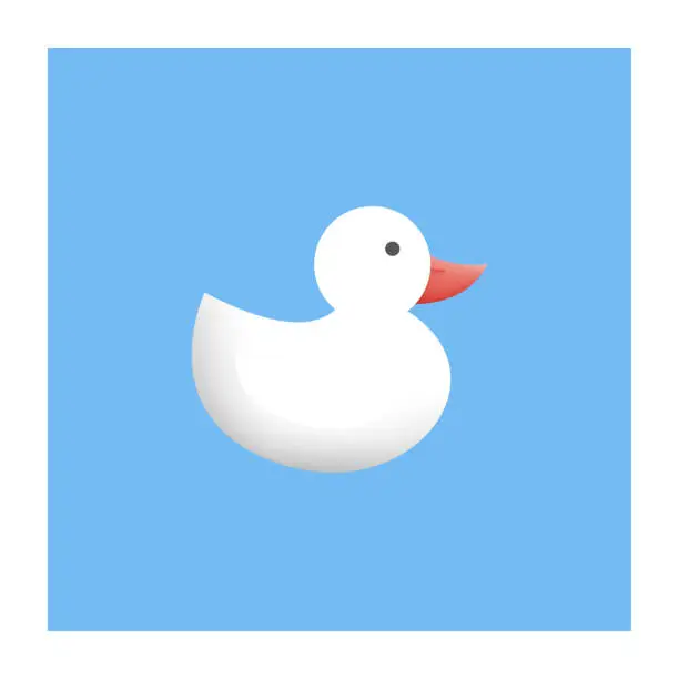 Vector illustration of Rubber Duck Icon