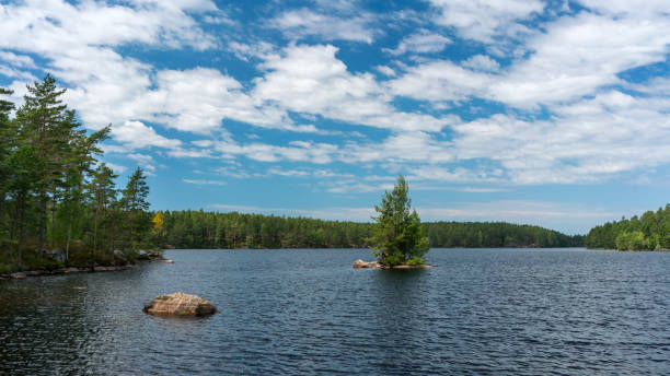 istock Beautiful lake landscape 1095441438