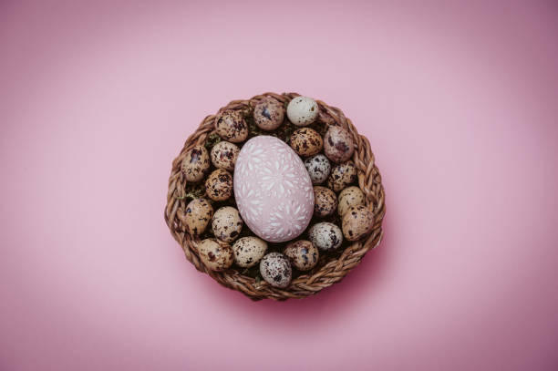 istock Close-up Of Easter eggs in nest 1095443194