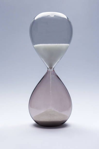 istock Hourglass as time passing concept for business deadline 1095443326