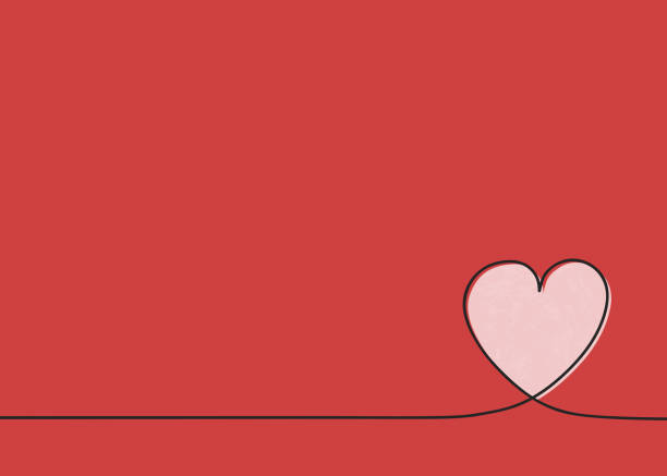 vorlage für eine karte mit niedlichen herzen. muttertag, frauen tag und zum valentinstag. vektor - february valentines day heart shape love stock-grafiken, -clipart, -cartoons und -symbole