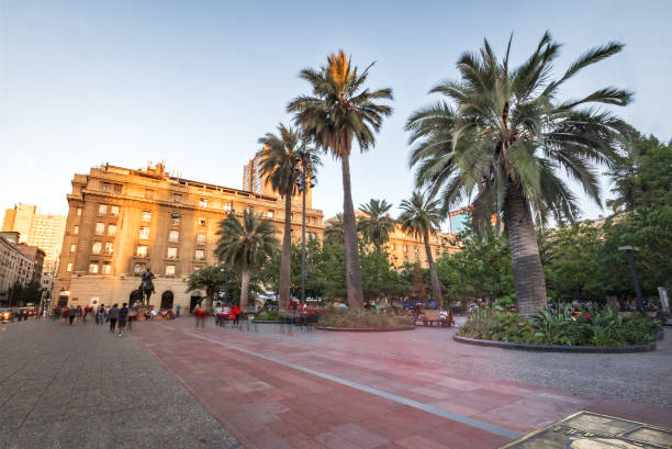 istock Plaza de Armas Square in downtown Santiago - Santiago, Chile 1095456678