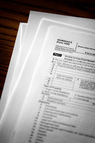istock Individual Income Taxes Schedule 1095458778