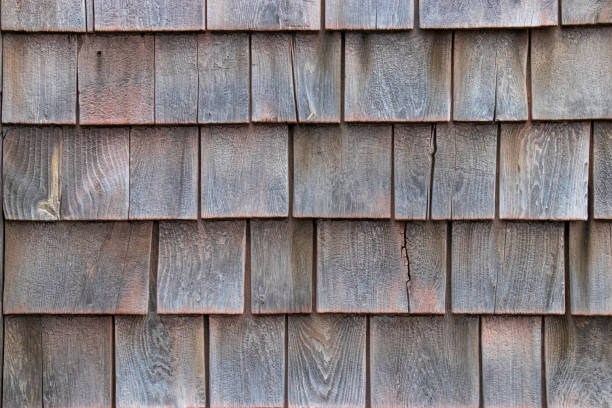 istock A close up of weathered cedar shingles. 1095481968