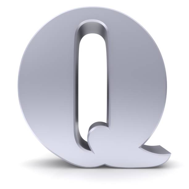 istock letter q silver alphabet sign 3d render graphic isolated on white background 1095483646