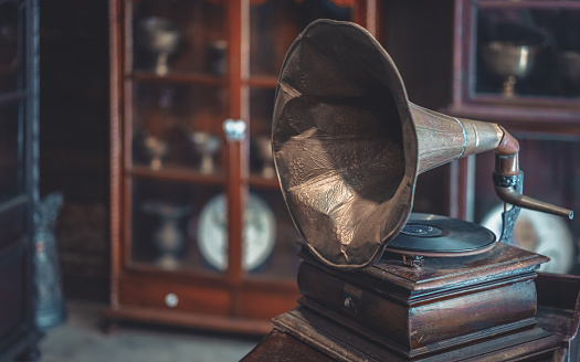 Old Music Player Gramophone