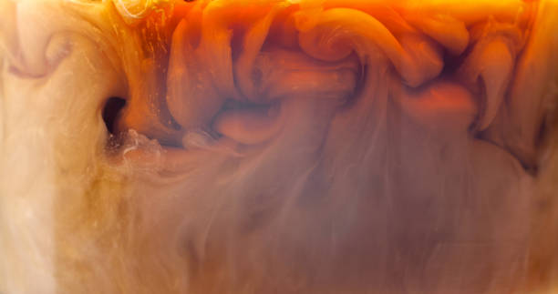istock Pouring cream into the coffee 1095558684