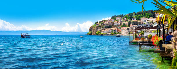 City of Ohrid, Macedonia stock photo