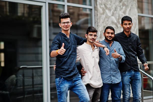 istock Group of four indian mans 1095570662