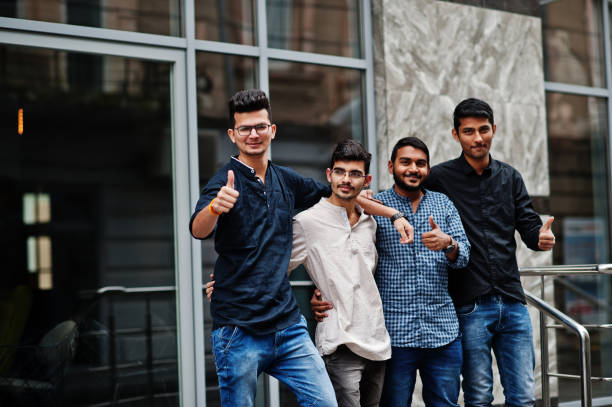 istock Group of four indian mans 1095570676
