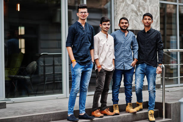 istock Group of four indian mans 1095570682