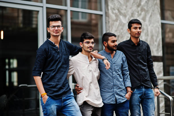 istock Group of four indian mans 1095570684