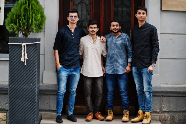 istock Group of four indian mans 1095570960