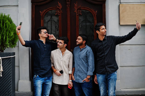 istock Group of four indian mans 1095571012