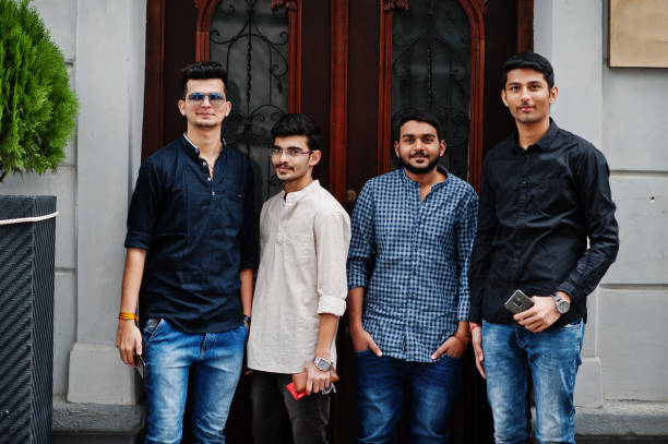 istock Group of four indian mans 1095571110