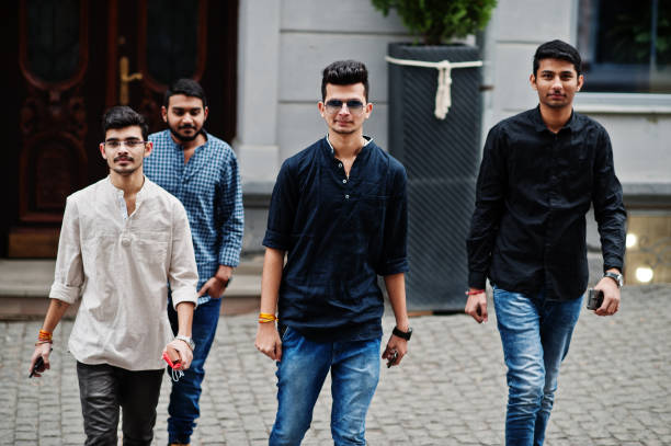 istock Group of four indian mans 1095571138