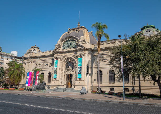 Fine Arts Museum (Museo de Bellas Artes) - Santiago, Chile Santiago, Chile - Mar 8, 2018: Fine Arts Museum (Museo de Bellas Artes) - Santiago, Chile museo stock pictures, royalty-free photos & images