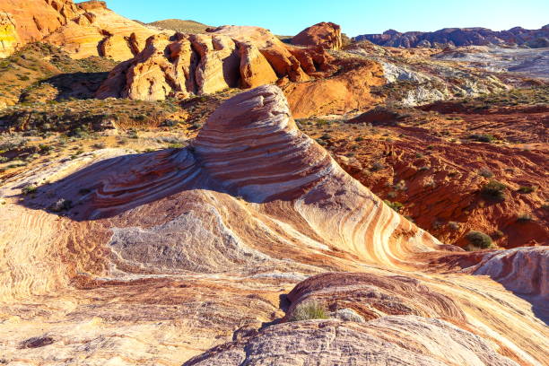istock Fire Wave at Valley of Fire State Park, Nevada-USA 1095587172