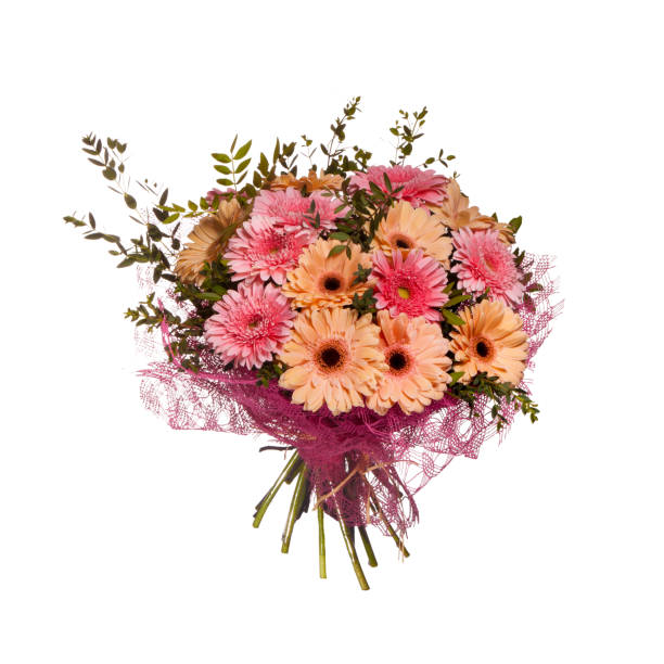 istock Bouquet of flowers on a white background. 1095588060