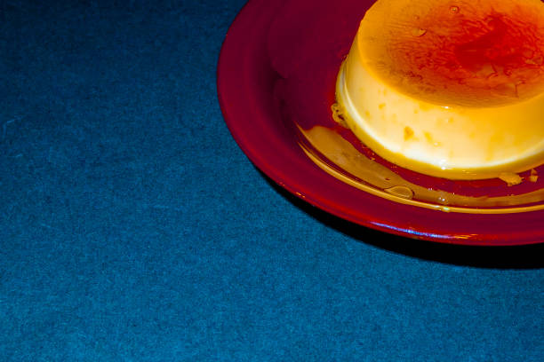 Delicious caramel custard pudding