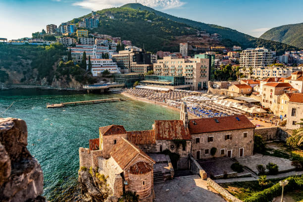 Montenegro – Budva in Summer stock photo