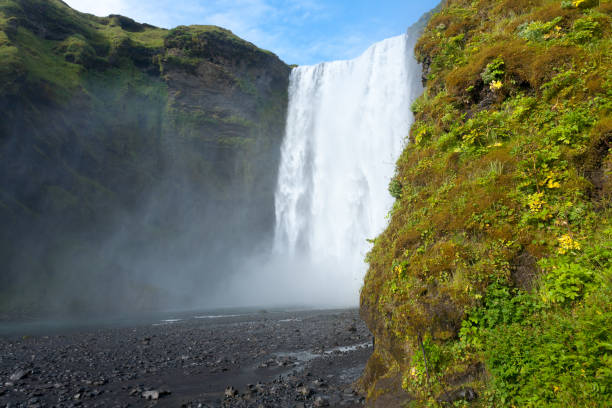 istock Skogafoss falls in summer season view, Iceland 1095598508