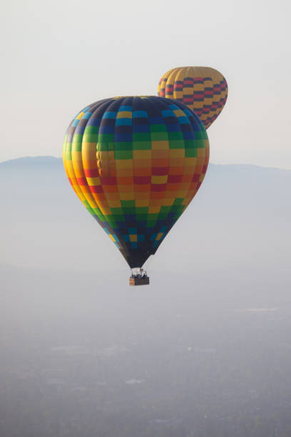 istock Hot Air Balloons in Flight 1095600186
