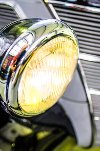 istock headlight of a vintage car 1095600948
