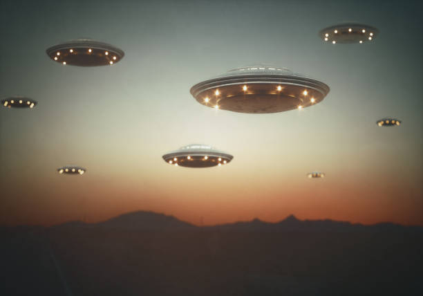 objetos voadores de invasão não identificados - ufology - fotografias e filmes do acervo