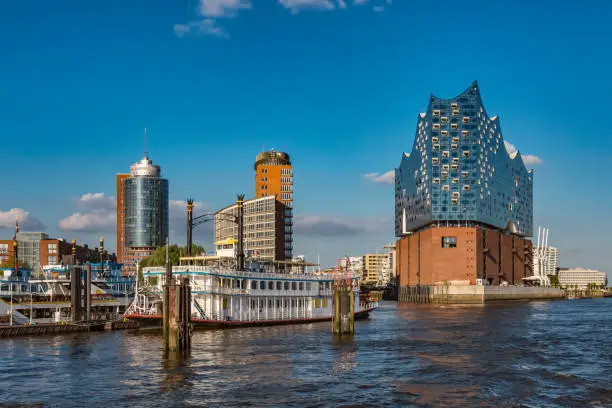 Photo of View of Hamburg's Hafencity with Elbphilharmonie